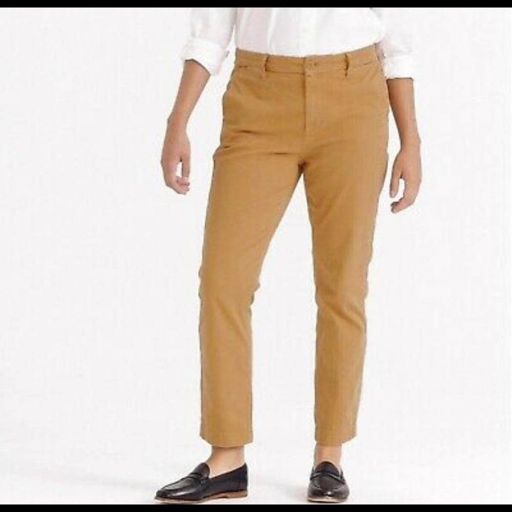 NWT J Crew Slim Broken-In Boyfriend Ankle Chinos